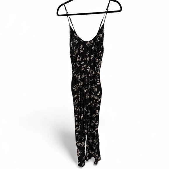 Bailey’s Blossom Black Floral Wide Leg Jumpsuit- Size Medium - Picture 3 of 5